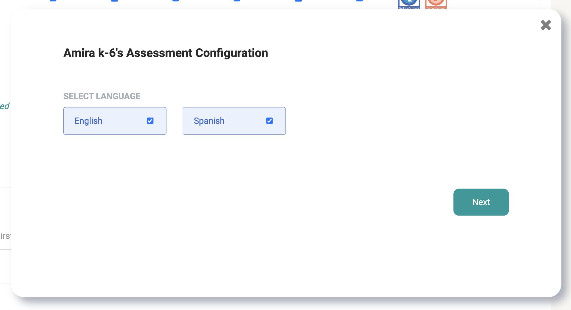 Admins Set up in Spanish